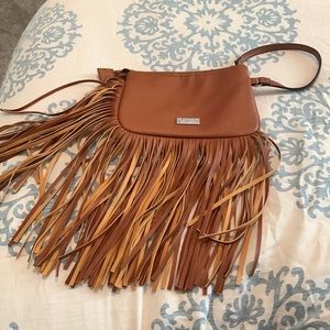 Carlos Santana| Boho Western Fringe Wristlet Purse